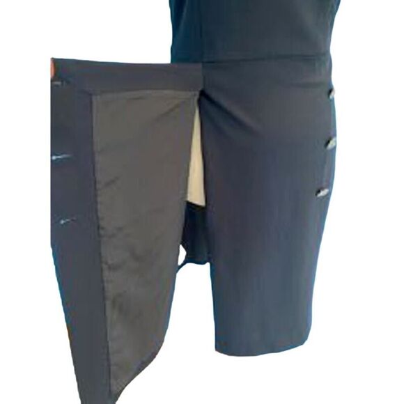 NWT Made in Portugal BOSS Hugo Boss Datera Minimalist Shift Dress Dark Blue 0 - Picture 10 of 12